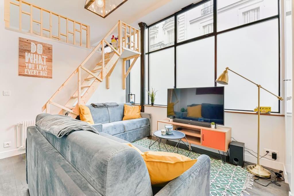 Renovated Design Apartment In Montparnasse Paris Exteriör bild