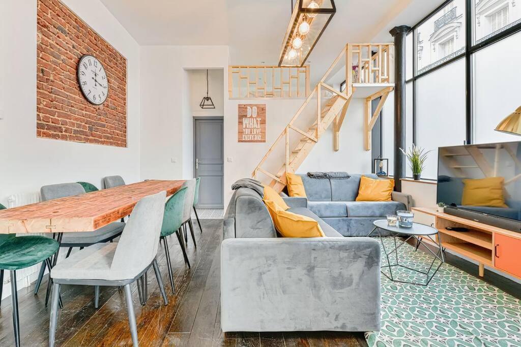 Renovated Design Apartment In Montparnasse Paris Exteriör bild